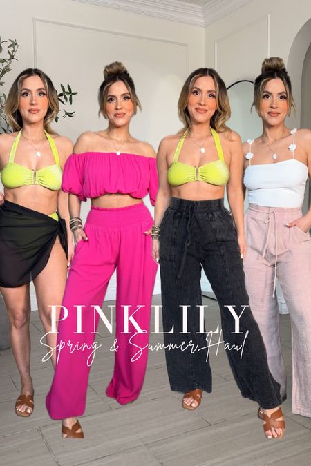 @pinklily has me loving PINK for spring & summer! USE CODE: lola20 

Omg these pieces are TOO cute! Wearing small in everything. 

#pinklily #pinklilypartner

#LTKSeasonal #LTKU #LTKfindsunder50