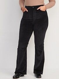 Higher High-Waisted Velvet Flare Pants for Women | Old Navy (CA)