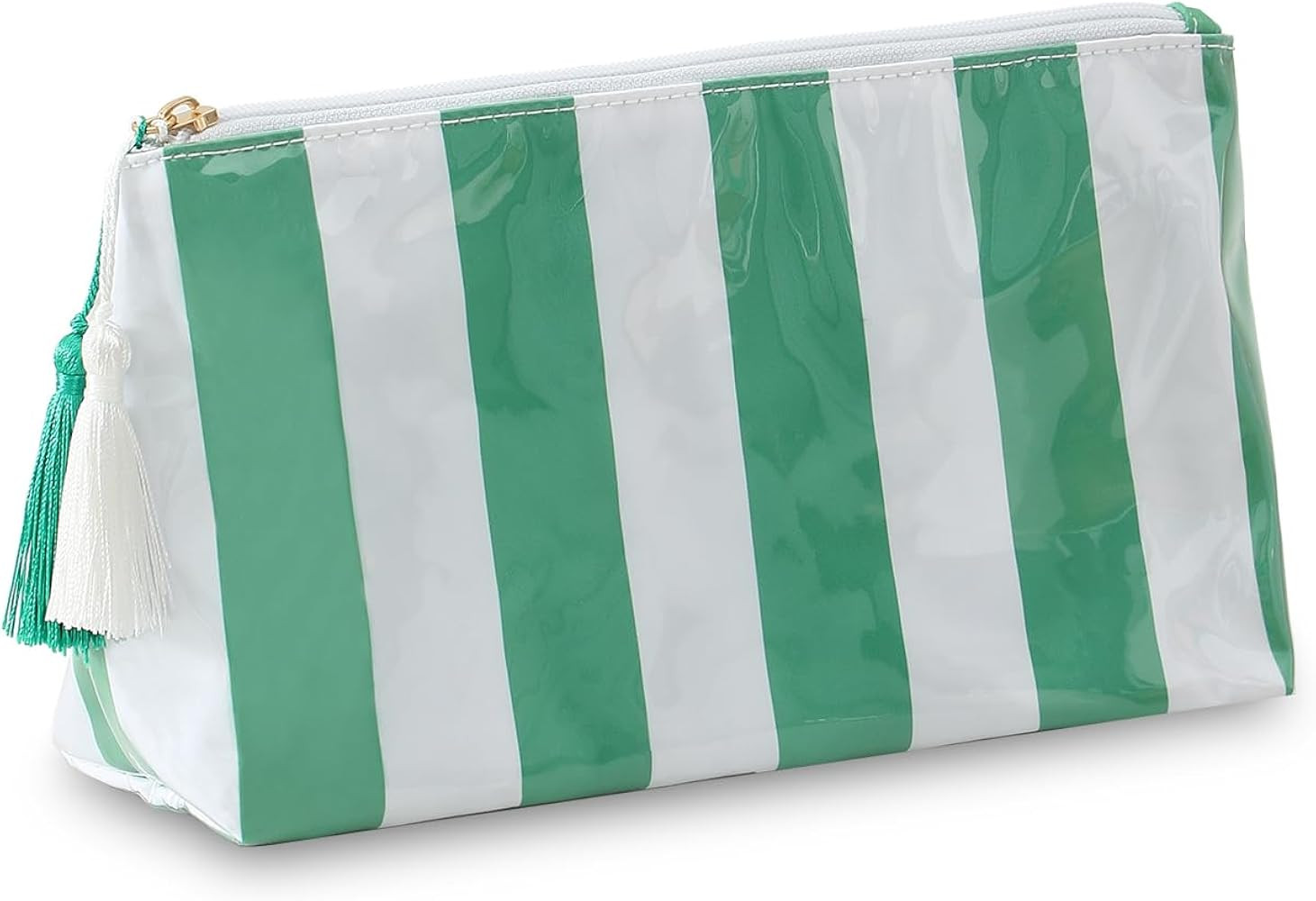 DYSHAYEN Makeup Bags for Purse,Small Clear Coated Cosmetic Bags for Women Girls, Waterproof Trave... | Amazon (US)