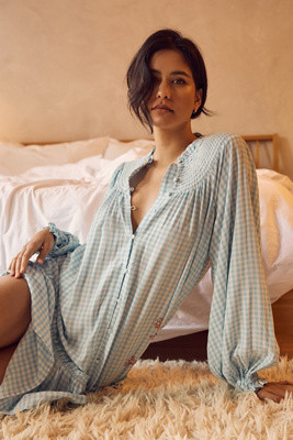 By Anthropologie Gingham Tunic Dress | Anthropologie (US)
