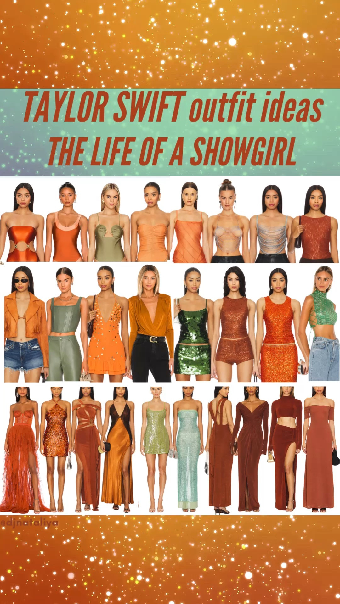 Taylor Swift party outfits
Taylor Swift concert outfit ideas. The Life of a Showgirl era.



taylor swift eras tour outfit eras taylor swift eras tour dress Nashville bachelorette outfits Nashville outfits fall Nashville outfits summer Nashville night outfit Nashville style Nashville dress feather dress gold top orange skirt orange outfit orange heels orange sequin skirt orange sequin top green sequin dress silver sequin dress champagne gold dress silver dress metallic dress fringe dress glitter dress sparkly dress sparkle dress burnt orange dress tan dress beige dress neutral dress champagne dress bikini 2025 swimsuits 2025 white western hat outfit white cowboy hat outfit white boots outfit white western boot outfit white western boots outfit white cowboy boots outfit white cowgirl boots outfit cowgirl chic cowgirl hat cowgirl outfit cowgirl dress cowgirl bachelorette disco cowgirl cowboy booties western outfits western fashion western wear western dress western skirt western belt western chic western booties country music festival outfit country festival outfit miami bachelorette bachelorette party outfits nashville bachelorette outfits music festival outfit festival outfits festival top festival dress spring 2025 outfits fall outfits 2025 fall fashion 2025 fall dress outfit fall boots fall shoes 2025 spring skirt hats for women spring wedding guest dress spring wedding guest dresses spring dress 2025 summer wedding guest dress summer wedding guest dresses summer dress 2025 summer dresses womens dresses modest dresses spring dresses 2025 dresses to wear to wedding dresses for wedding guest beach wedding guest dress beach wedding dress resort wedding outfit birthday outfit womens birthday dinner outfit birthday party outfit birthday dress skirt and top set two piece set two piece skirt set two piece outfit two piece dress white two piece set matching sets pink matching set 2 piece outfits 2 piece skirt set 2 piece set skirt and top set fearless taylor swift concert outfit taylor swift eras tour fearless dress fearless era

#LTKHoliday #LTKFindsUnder50 #LTKGiftGuide #LTKSaleAlert #LTKSeasonal #LTKWedding #LTKFindsUnder100 #LTKTravel