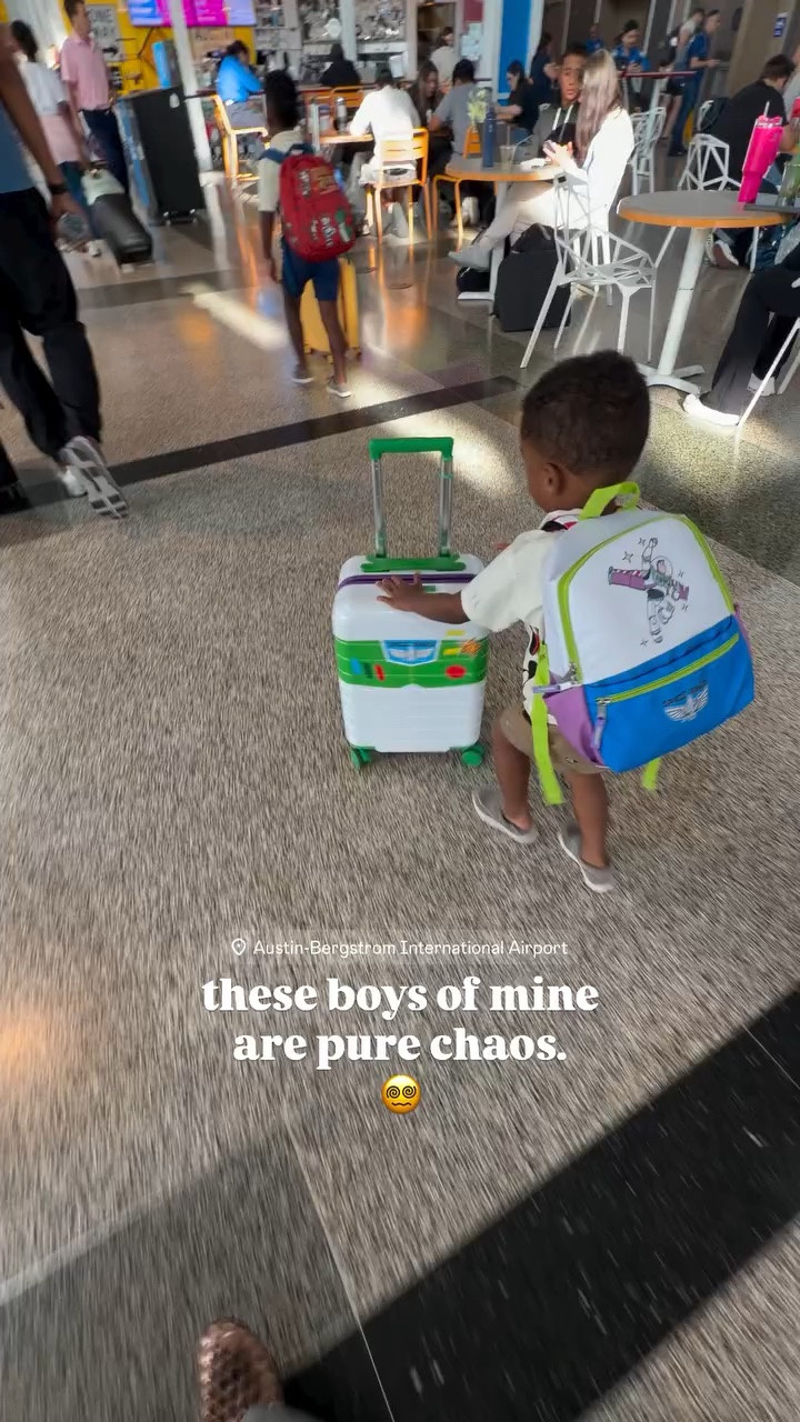 these boys of mine are pure chaos. Linked their cute Toy Story luggage !
😵‍💫

#LTKTravel #LTKKids #LTKmomlife