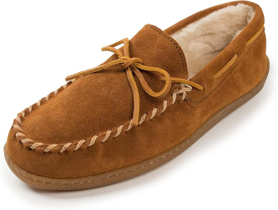 Minnetonka Men's Pile Lined Hardsole Slipper | Amazon (US)
