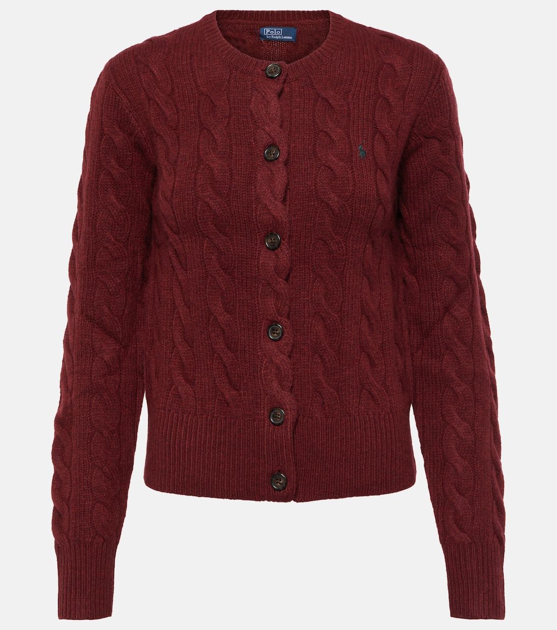 Cable-knit wool and cashmere cardigan | Mytheresa (INTL)