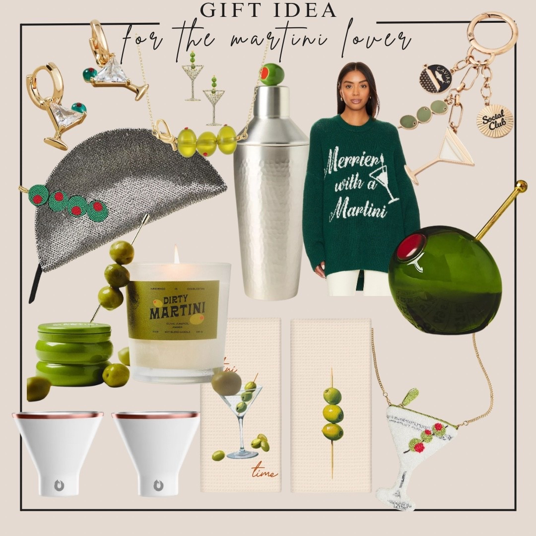 Gift Ideas for the Martini Lover 🫒💚🍸


#hostess gift idea
#gift guide 
#dirty martini 
#olive gift idea
#olive earrings 
#house warming gift 
#birthday gift idea
#gift for her
#gift for sister in law
#gift for mom
#girl gift idea
#coworker gift idea
#white elephant gift idea 
#martini pajamas
#martini kitchen towel
#stocking stuffer
#martini candle
#dirty martini clutch 
#martini sweatshirt
#martini earrings
#martini necklace 
#martini wall art
#martini bag charm 
#beaded necklace
#amazon finds
#amazon gift ideas
#anthropologie gift ideas 
#christmas gift idea 
#martini beaded purse

#LTKGiftGuide #LTKOver40 #LTKFindsUnder50