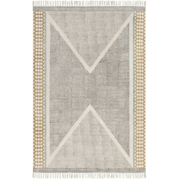 Olmstead Handmade Flatweave Cotton Gray/Khaki Rug | Wayfair North America