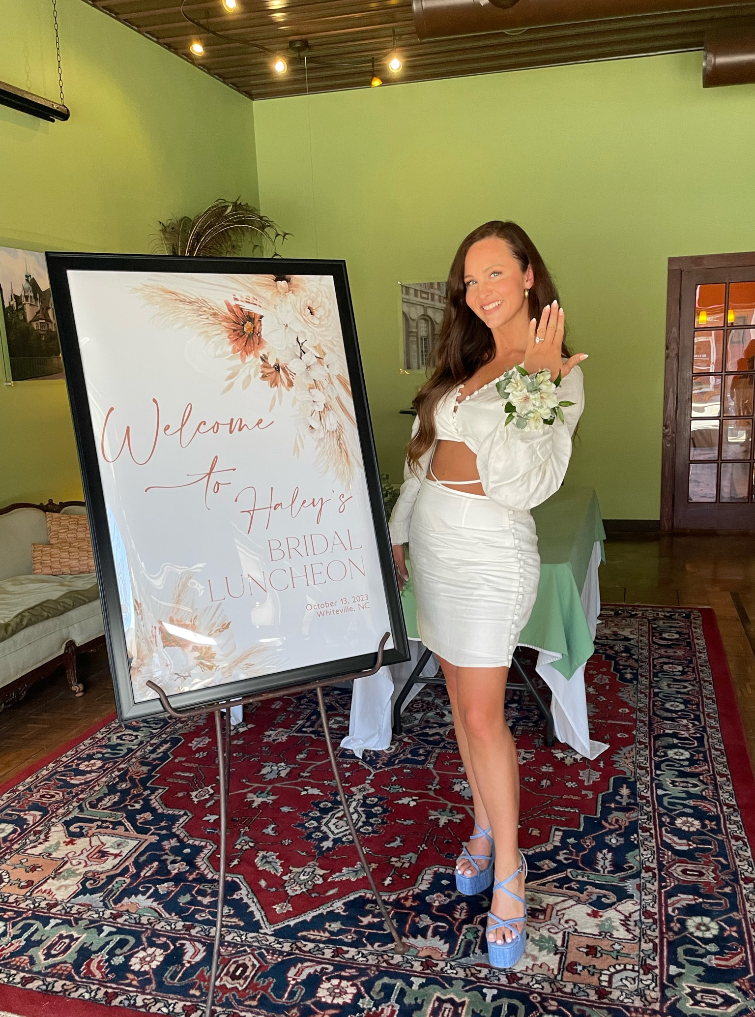 For the bride! 🤍👰🏻‍♀️ wedding shower/ bridal shower/ bridal brunch cut out white dress 🤍

#LTKbeauty #LTKstyletip #LTKwedding