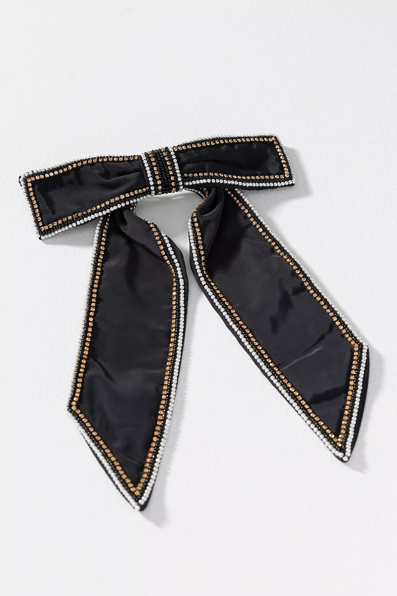 NamJosh XL Crystal Hair Bow | Anthropologie (US)