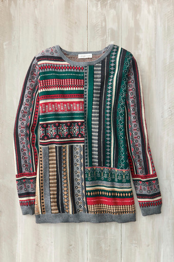 Artisan Patchwork Sweater | Coldwater Creek