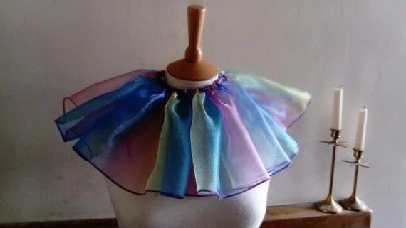 Dreamy Rainbow Candy Coloured Organza Mermaid Dance Showgirl | Etsy | Etsy (US)