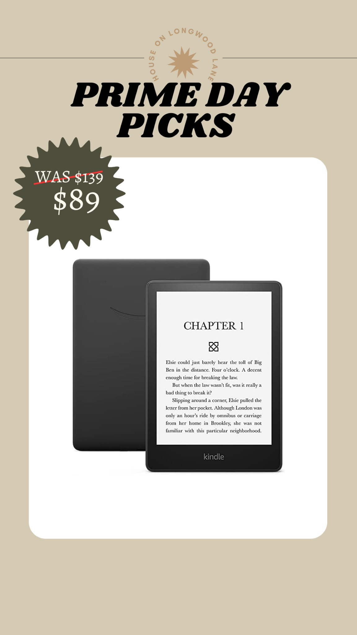 No better time than to save 35% on the Kindle Paperwhite now with a 6.8” display!

#LTKxPrimeDay #LTKFind #LTKsalealert