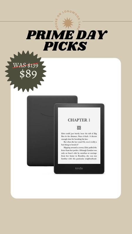 No better time than to save 35% on the Kindle Paperwhite now with a 6.8” display!

#LTKxPrimeDay #LTKFind #LTKsalealert