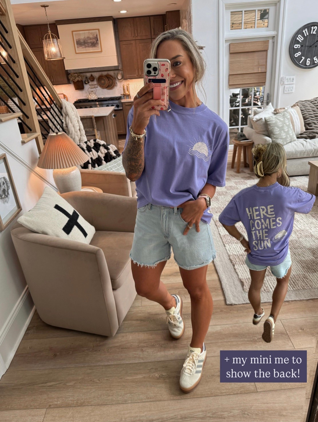 Some darling fresh Spring graphics from Mountain Moverz🌼☺️🙌🏼 we have a 25% off discount code today as well - HOLLEY25 to save! 🤎 I typically do a L in their tees for an oversized / comfy fit! + — the first 50 people to use my code today will get a free LOCAL hat 🌈

Shorts are last year Abercrombie but I linked the version from this year — high rise dad short ✨ & my adidas gazelles, size down a 1/2 size! 

Spring outfit / comfy & casual / MM / florals / styling graphic tees / denim / Holley Gabrielle 

#LTKFindsUnder50 #LTKSaleAlert #LTKStyleTip