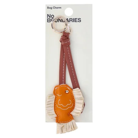 No Boundaries Women's Beach Icons Bag Charm, Orange Fish | Walmart (US)