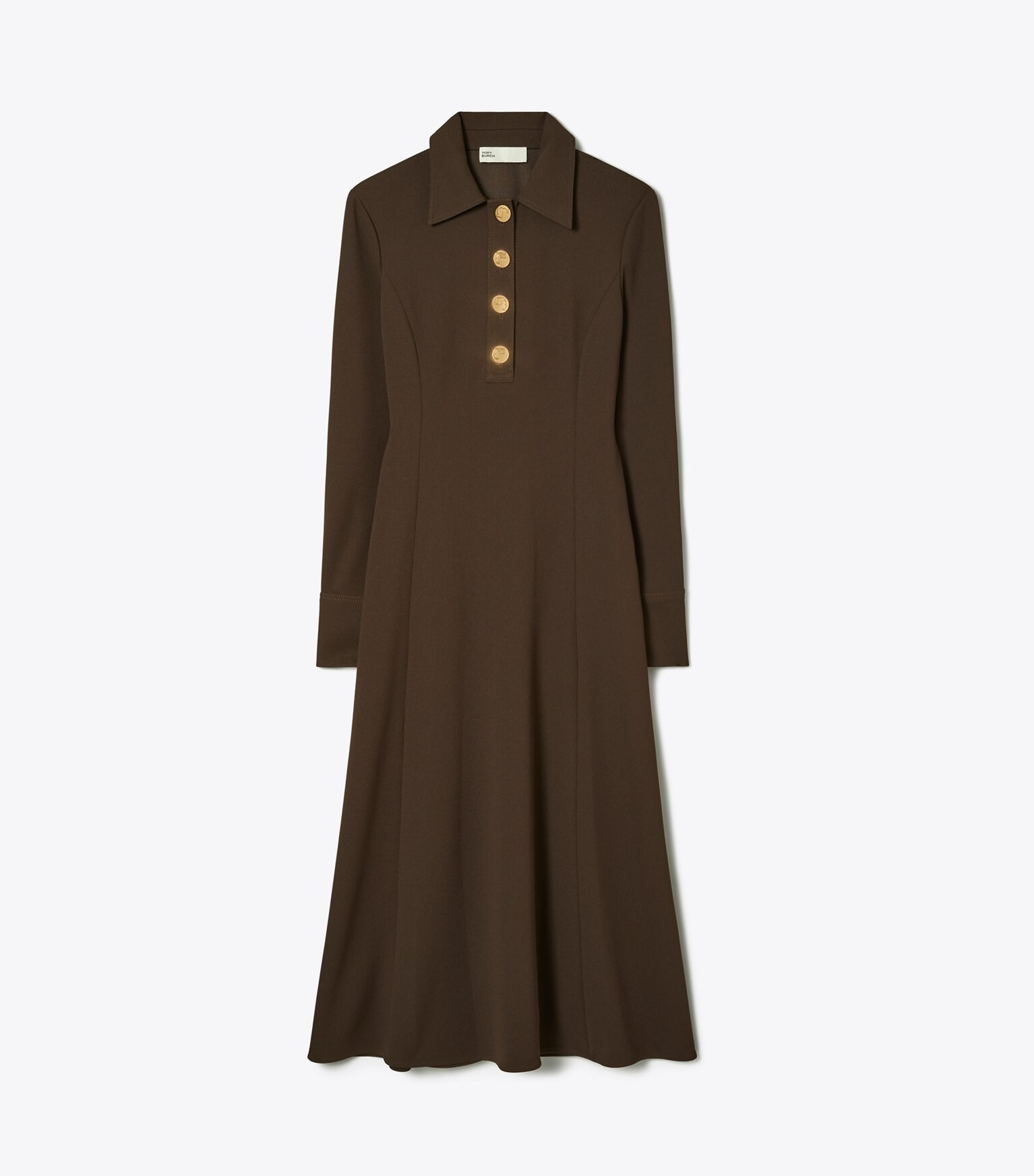 SOLID CREPE SHIRTDRESS | Tory Burch (US)
