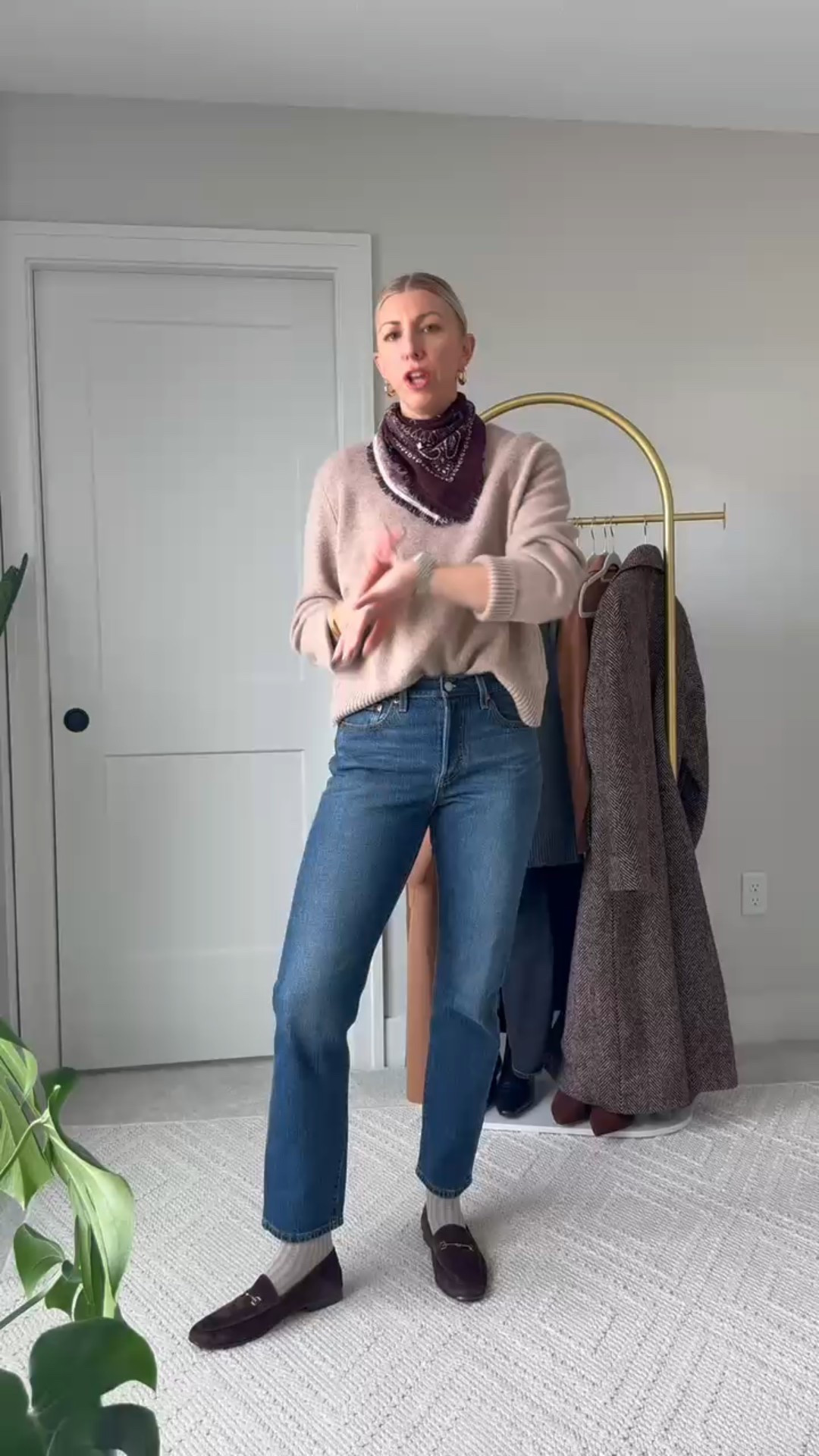 The beauty of these jeans is that they go with any shoe! I paired them with loafers, sneakers, and boots!
I am wearing my true to size 28 and I am 5’10”  

#LTKootd #LTKgrwm #LTKmomlife