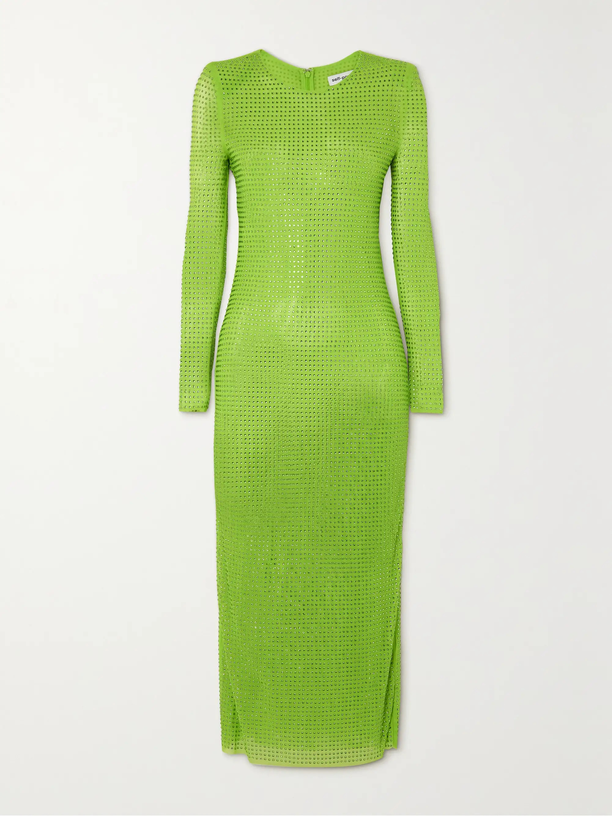 The GG crystal-embellished mesh midi dress | NET-A-PORTER APAC