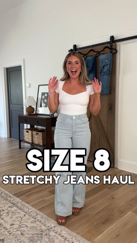 All jeans TTS - size 8 & I’m 5’5 

My measurements: 29” at smallest part of waist & 41” at widest part of hips/bum 🍑 

All jeans are stretchy and curve friendly! 

#LTKsalealert #LTKfindsunder50 #LTKmidsize