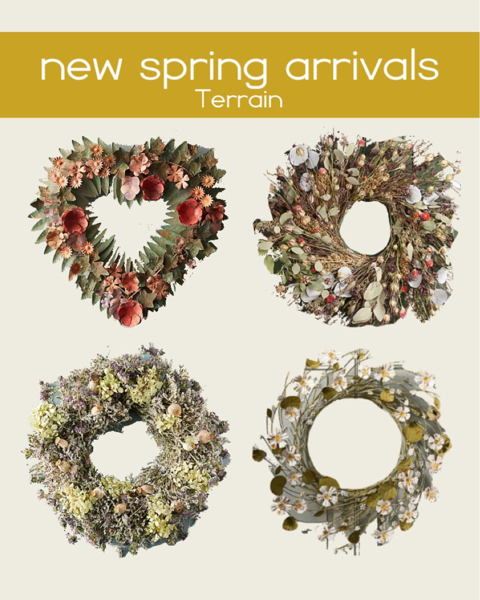 New spring decor from terrain! 


Home spring wreaths decorations Anthropologie aesthetic interiors 

#LTKsalealert #LTKunder100 #LTKhome