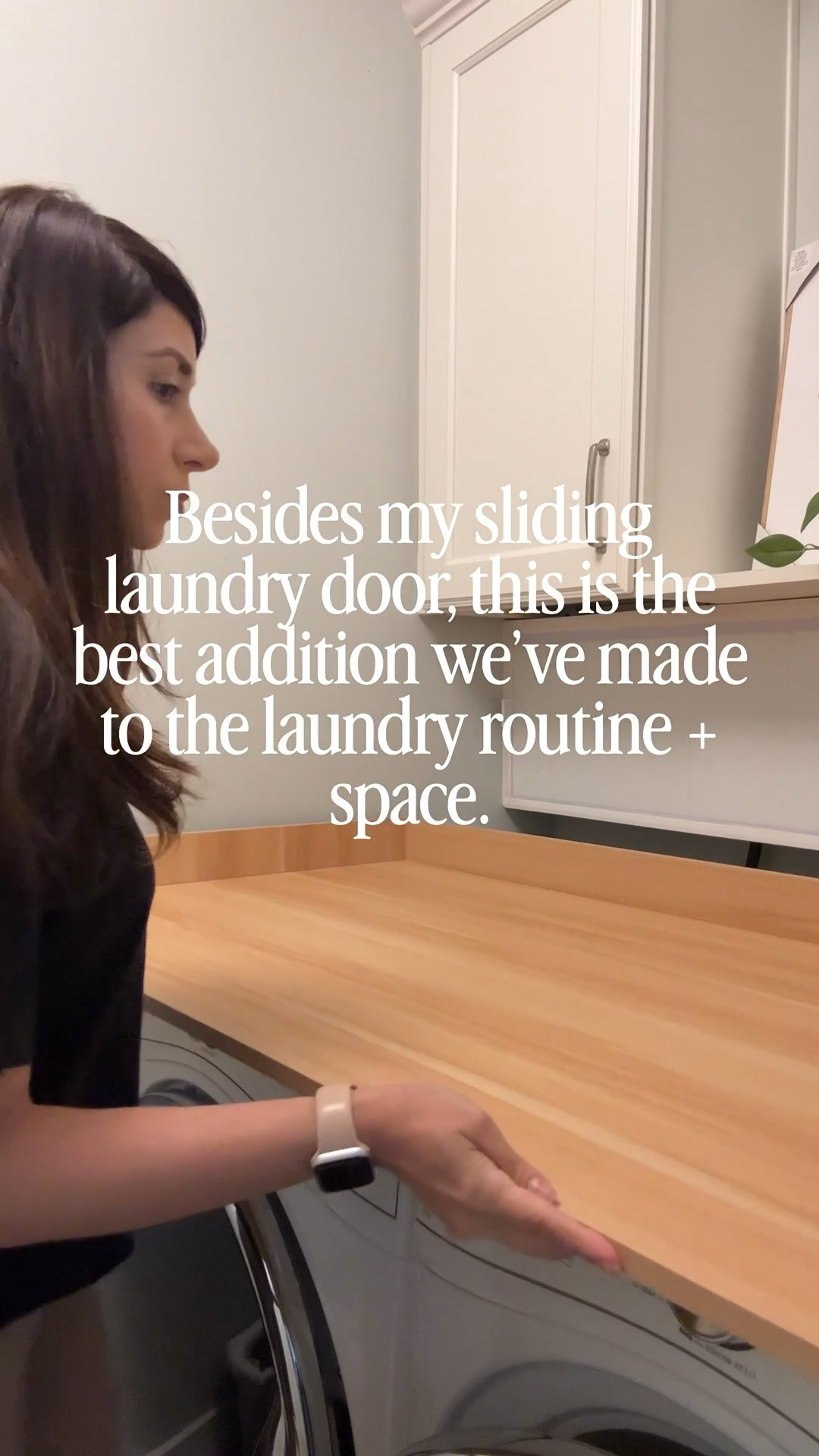 My favorite laundry room addition (besides my sliding door) is this laminate work top. Minutes to put together but it makes folding, organizing and clean up so much easier. 

#spaceaid #laundrytop #washerdryertop #budgetdecor

#LTKHome