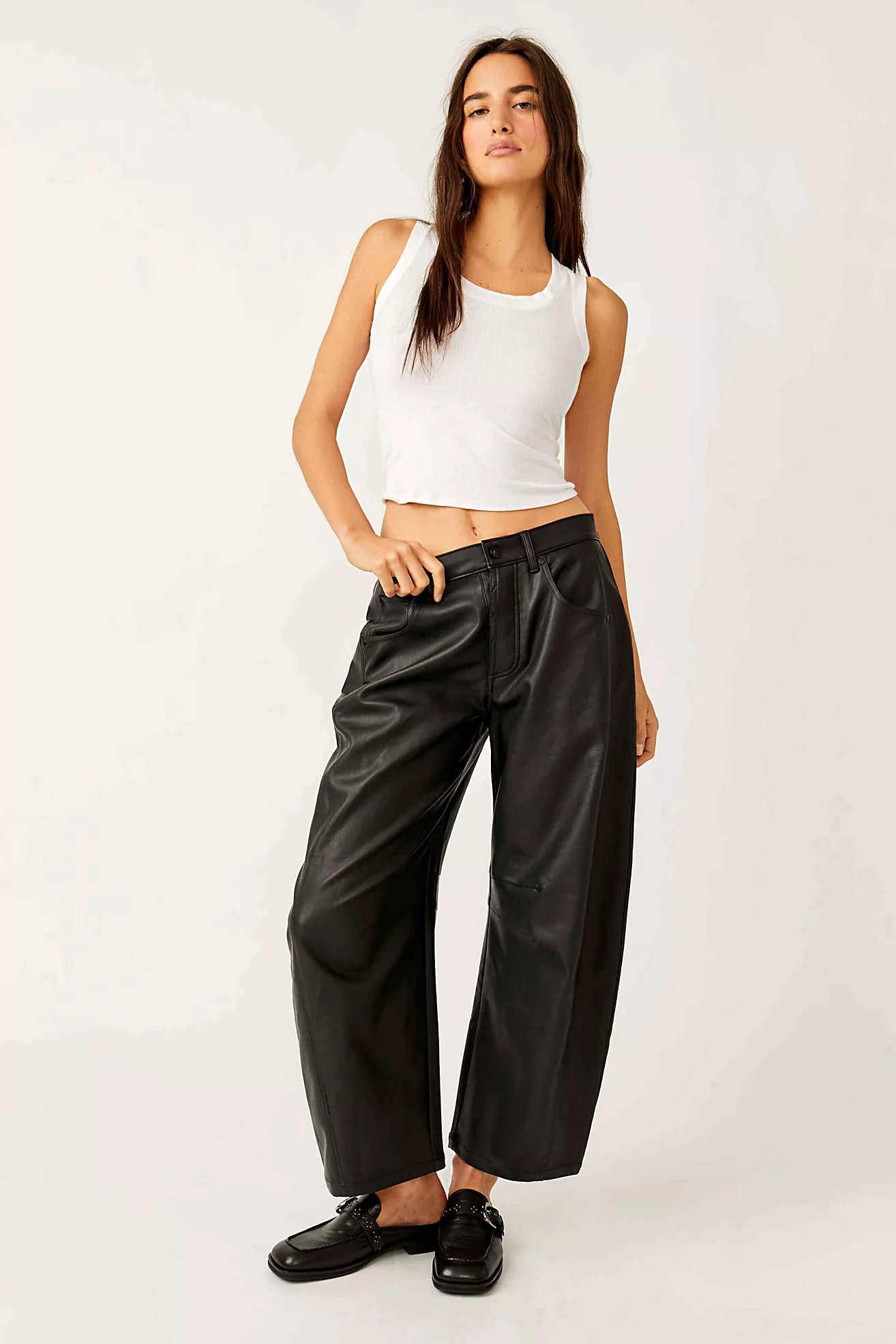 Good Luck Vegan Barrel Jeans | Free People (Global - UK&FR Excluded)