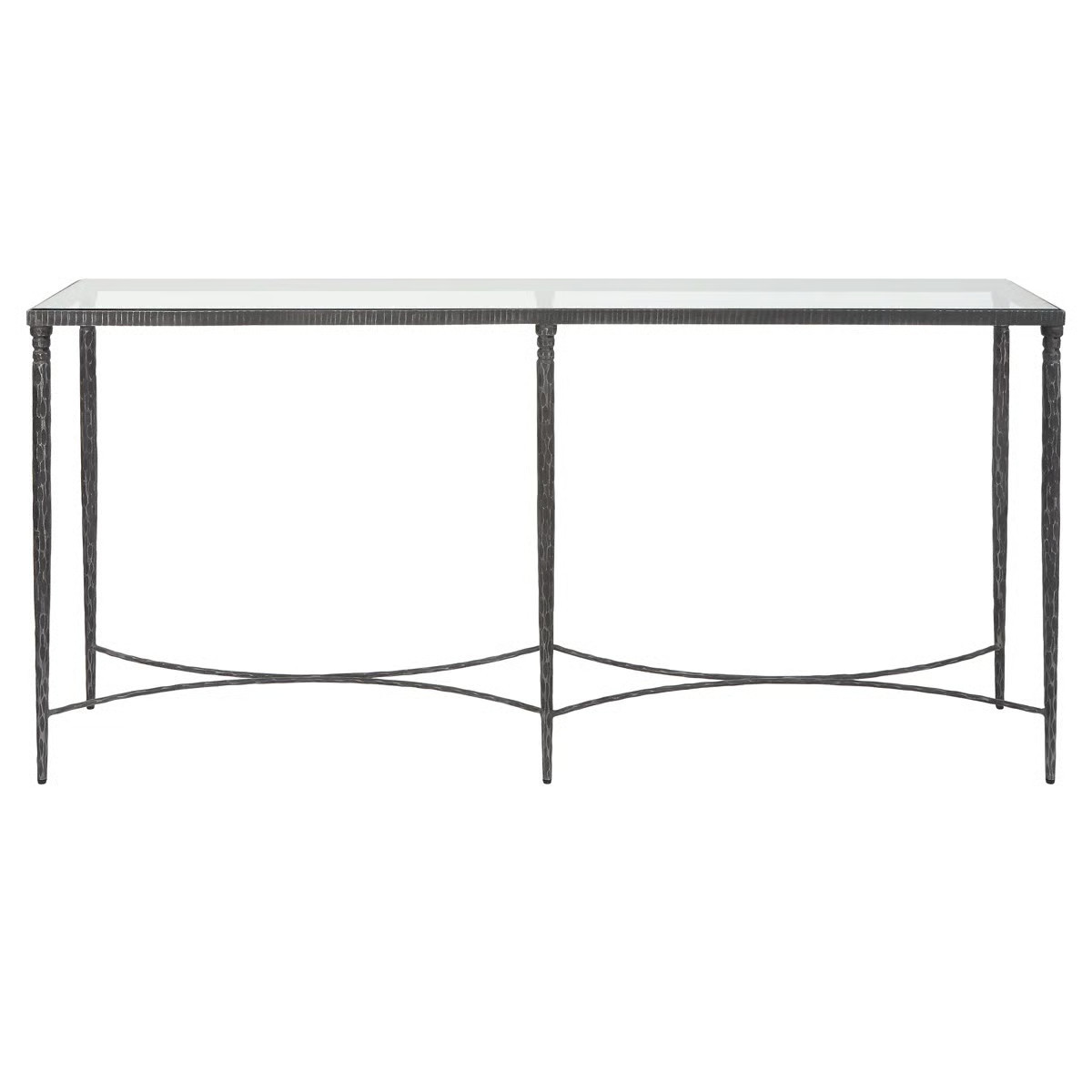 Roseberry 63.4'' Glass Top Console Table | Wayfair North America