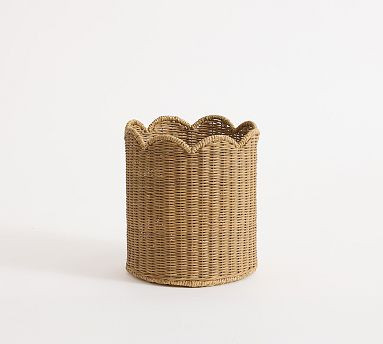 Marseille Scalloped Baskets | Pottery Barn (US)