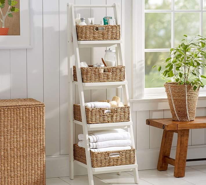 Ainsley Ladder Floor Storage | Pottery Barn (US)