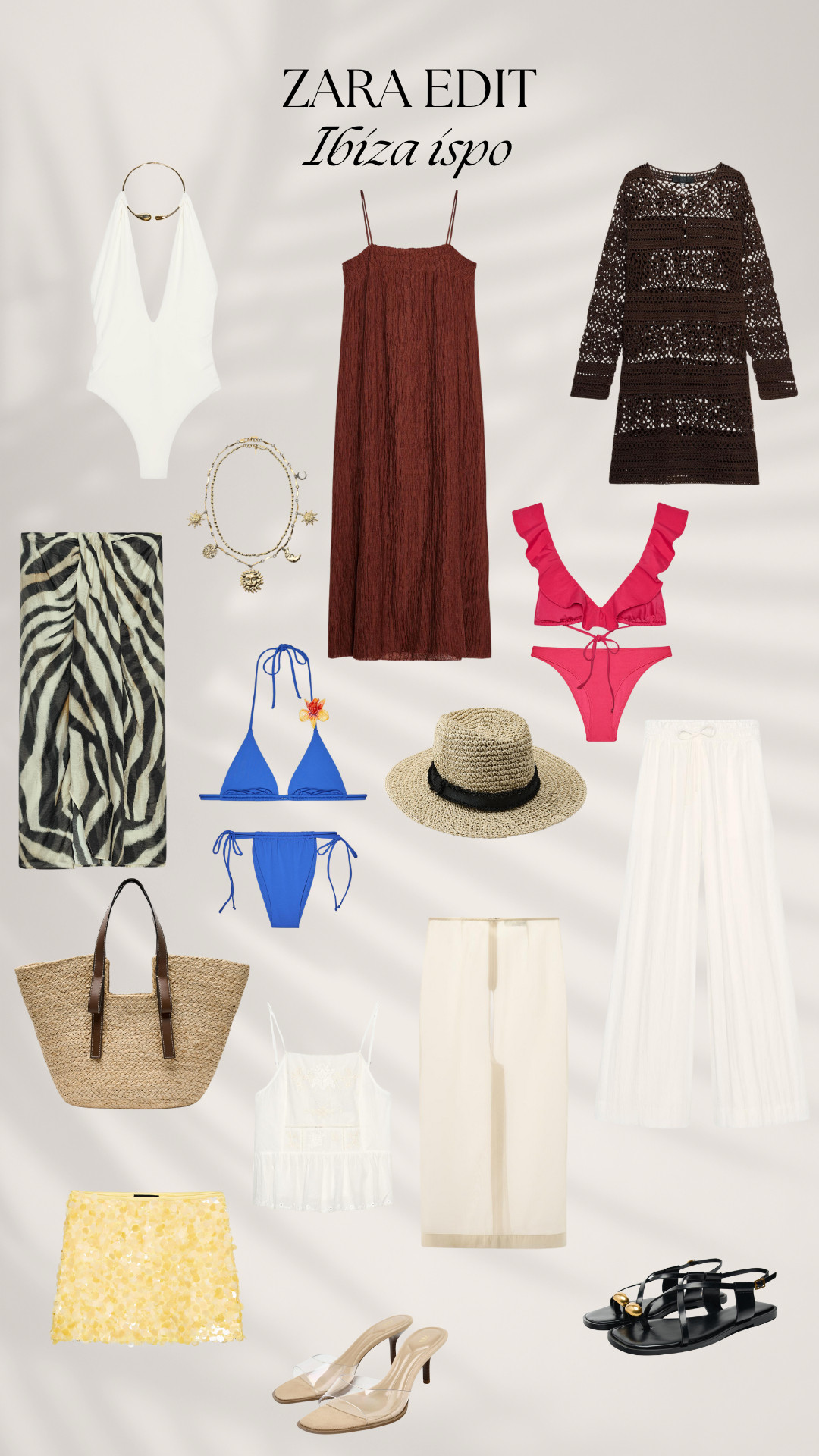 Holiday, Summer, Swimsuit, Bikini set, Top, Miniskirt, Bag, Necklaces, Rami dress, Zara 

 #LTKsummer #LTKstyletip