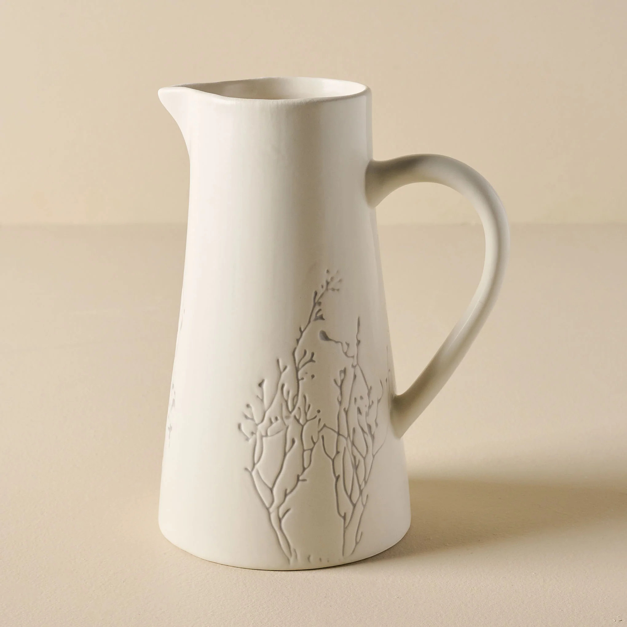 Pressed Flower Pitcher | Magnolia
