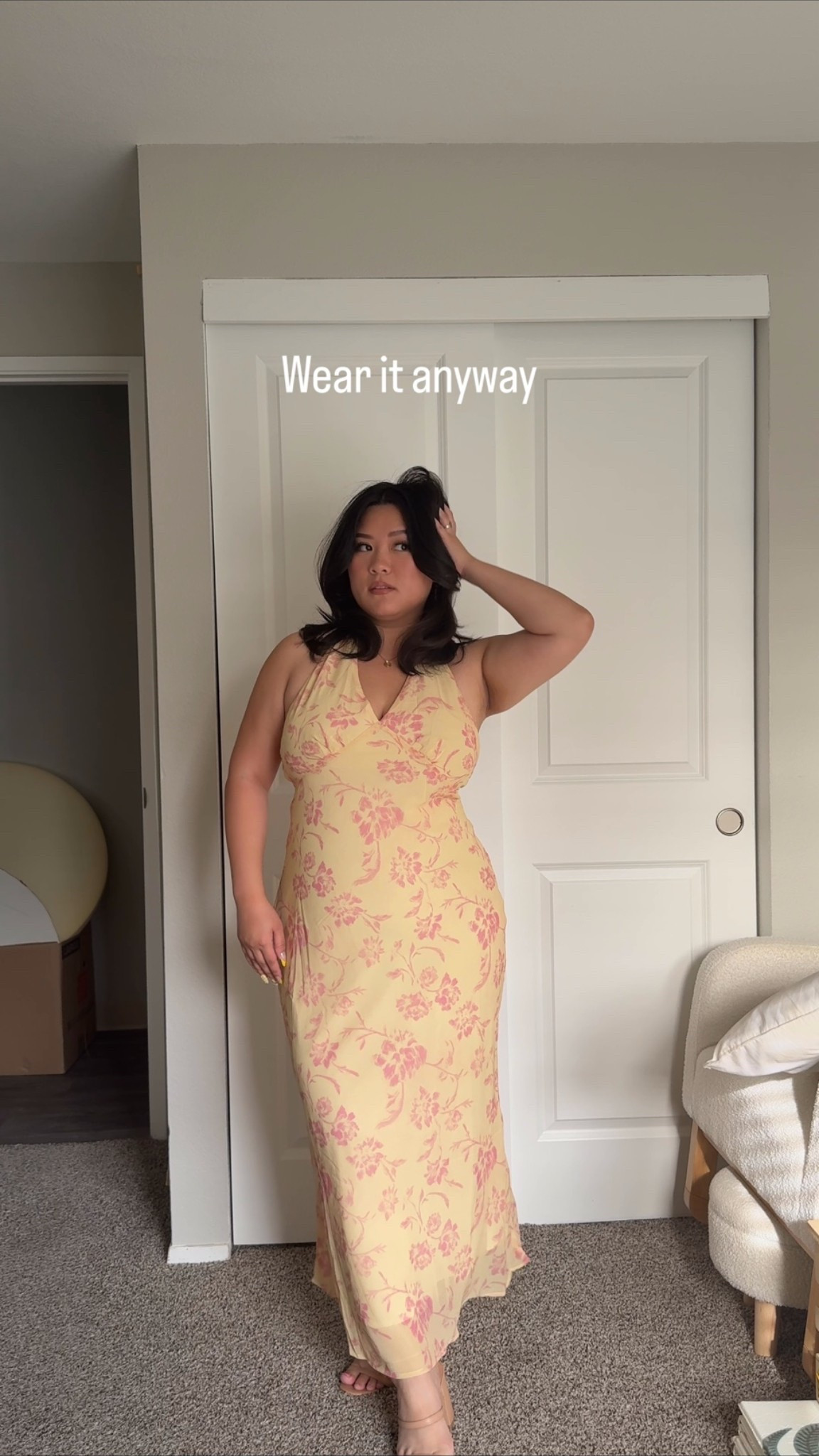 Floral halter dress from @CIDER 💖 

I’m between sizes 12-14 and wearing size 10/XL!

#LTKmomlife #LTKMidsize #LTKootd