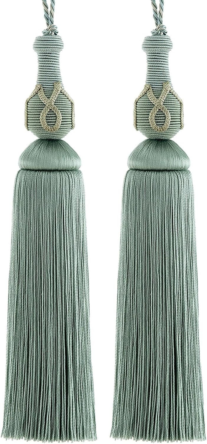 2 Pcs Elegant Decorative Tassels, Luxury Ornaments for Home Accents | Amazon (US)