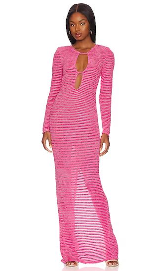 Amara Maxi Dress in Pink | Revolve Clothing (Global)