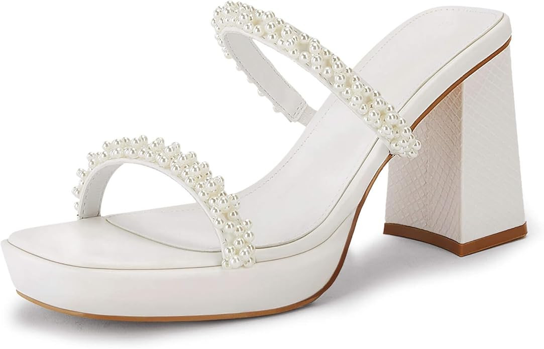 Coutgo Women's Platform Sandals Slides | Amazon (US)