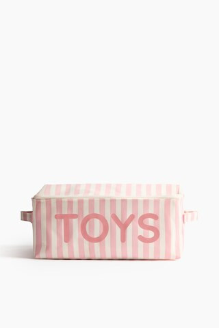 H & M - Toy Storage Basket with Lid - Pink | H&M (US + CA)
