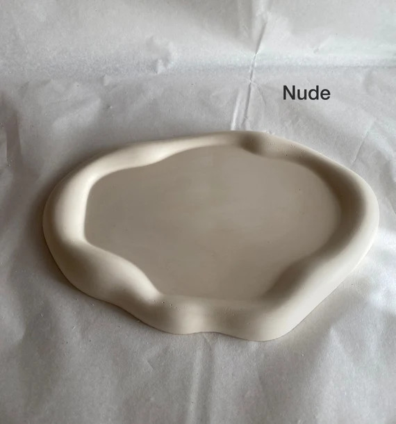 Fluffy Oval & Round Concrete Trays I Decorative Bowl I | Etsy | Etsy (US)