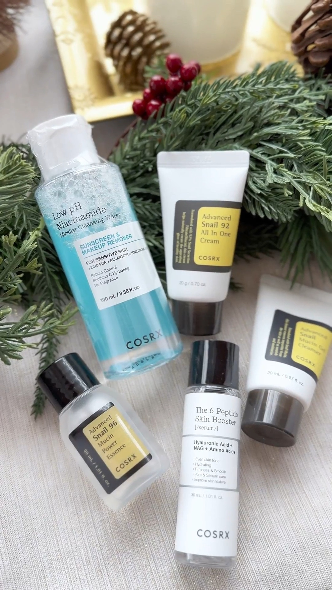 • COSRX Advanced Snail Mucin Viral PrepPair Kit • Excited to try these products out! I’ve heard really good things. 

✨Adding one at a time to my routine in case my skin freaks out. Today, I tried the Peptide Skin Booster…not mad at it at all. Will definitely keep using! 

Korean Skincare | niacinamide | hyaluronic acid | gel cleanser | micellar water

#LTKBeauty #LTKmorningroutine #LTKselfcare