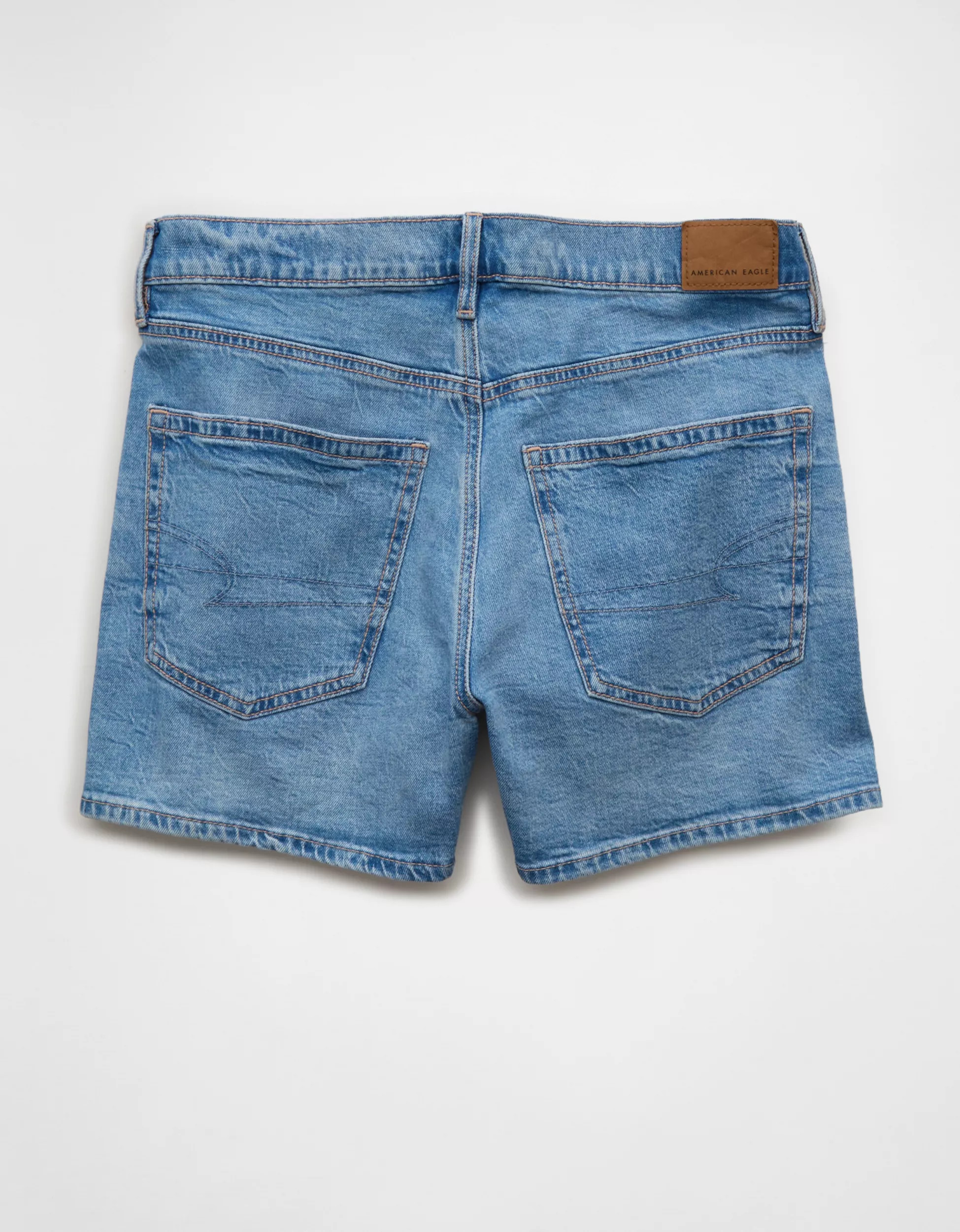 AE Strigid Super High-Waisted Relaxed Denim Short | American Eagle Outfitters (US & CA)