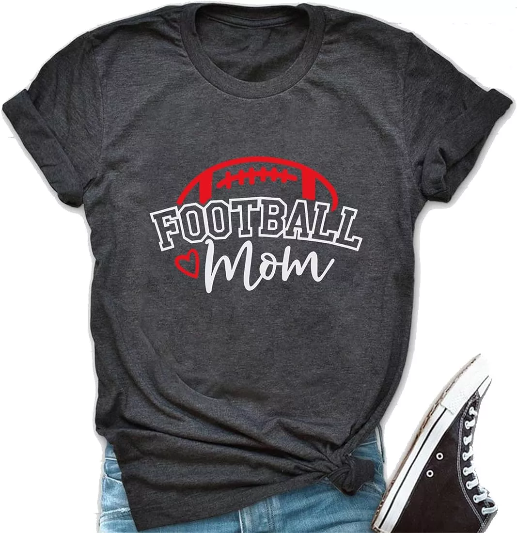 FLOYU Game Day Shirts Women Football T Shirt Sunday Funday