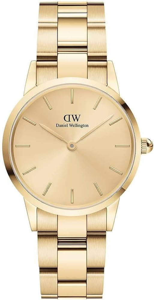 Daniel Wellington Iconic Link Unitone Watch, 28mm, Gold Unitone | Amazon (US)