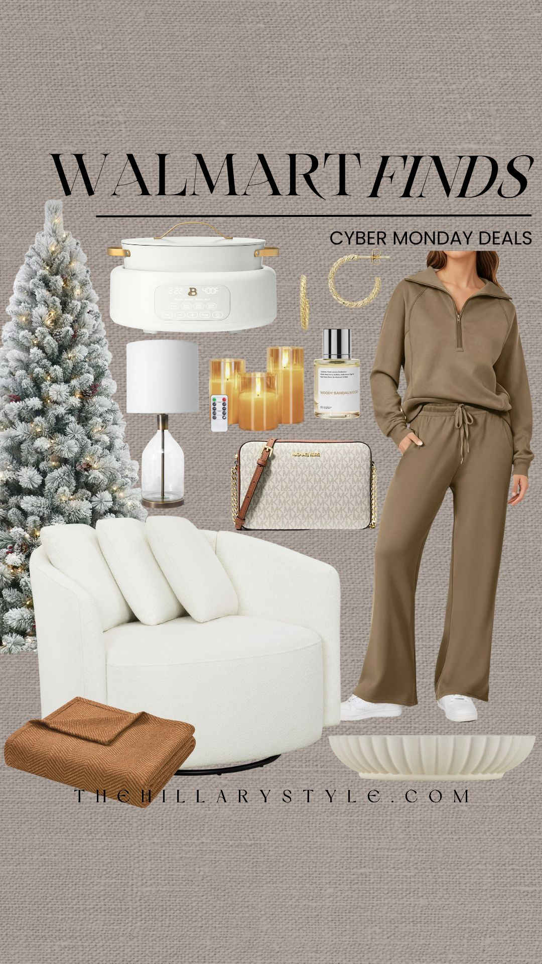 
🛒 Walmart Cyber Monday Score: Viral Home & Cozy Fashion Haul! ✨
It's the last day for the best deals! My Walmart Cyber Monday haul is packed with the top trends you're seeing all over TikTok and Pinterest right now! We're talking designer looks for less—like bouclé textures, cozy matching sets, and warm, inviting neutrals. Time is ticking—shop these can't-miss savings before the sales end!

#WalmartFinds #CyberMonday #CyberMondayDeals #HomeDecorInspo #CozyVibes #WinterFashion #Loungewear #WalmartHaul #DealsAndSteals #BudgetFriendly #TheHillaryStyle 

  

#LTKCyberWeek #LTKCyberWeek #LTKHoliday #LTKSaleAlert