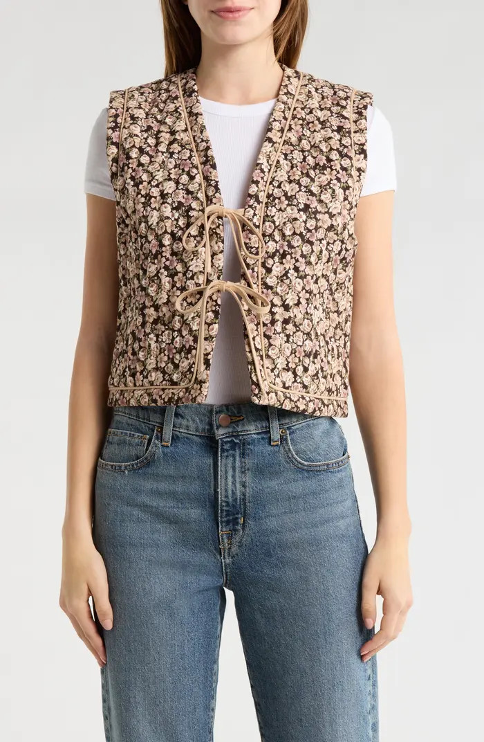 WISHLIST Floral Quilted Vest | Nordstromrack | Nordstrom Rack