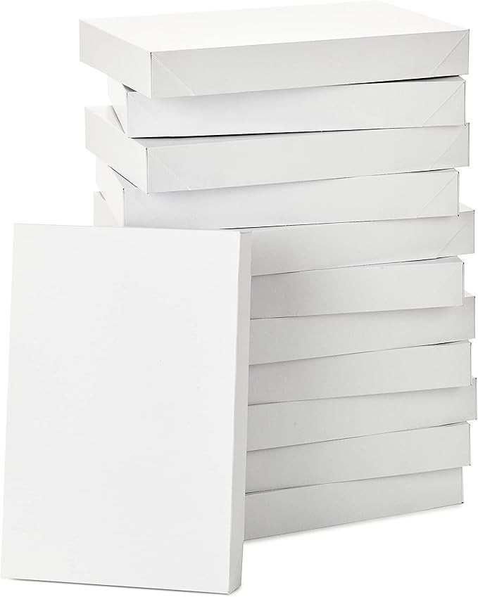 Hallmark XLarge Gift Boxes with Lids (12 Robe Boxes, White) for Birthdays, Graduations, Christmas... | Amazon (US)