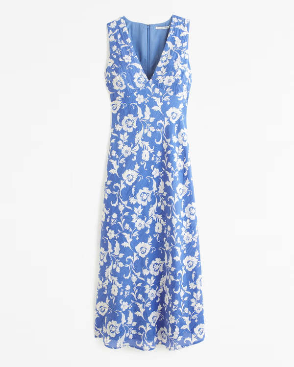 Women's Column Midi Dress | Women's Dresses & Jumpsuits | Abercrombie.com | Abercrombie & Fitch (US)