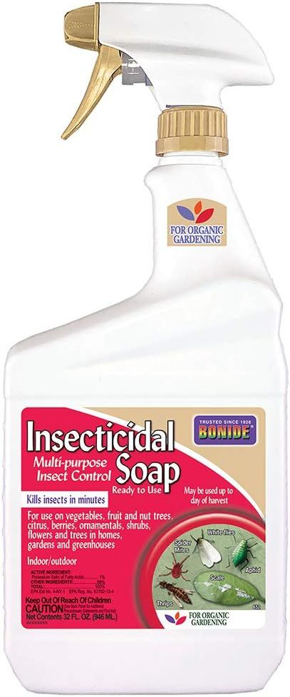 Bonide Insecticidal Soap, 32 oz Ready-to-Use Spray Multi-Purpose Insect Control for Organic Garde... | Amazon (US)