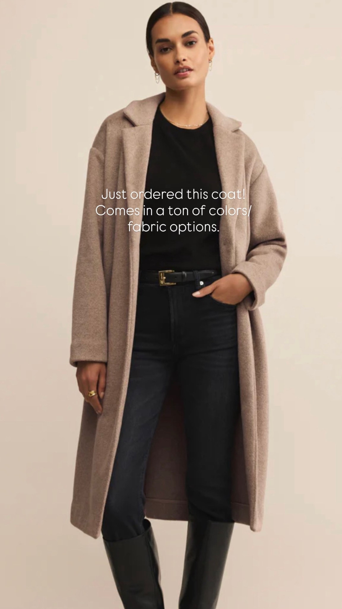 Just ordered this coat! Comes in a ton of colors/fabric options.

#LTKootd #LTKmorningroutine #LTKSeasonal