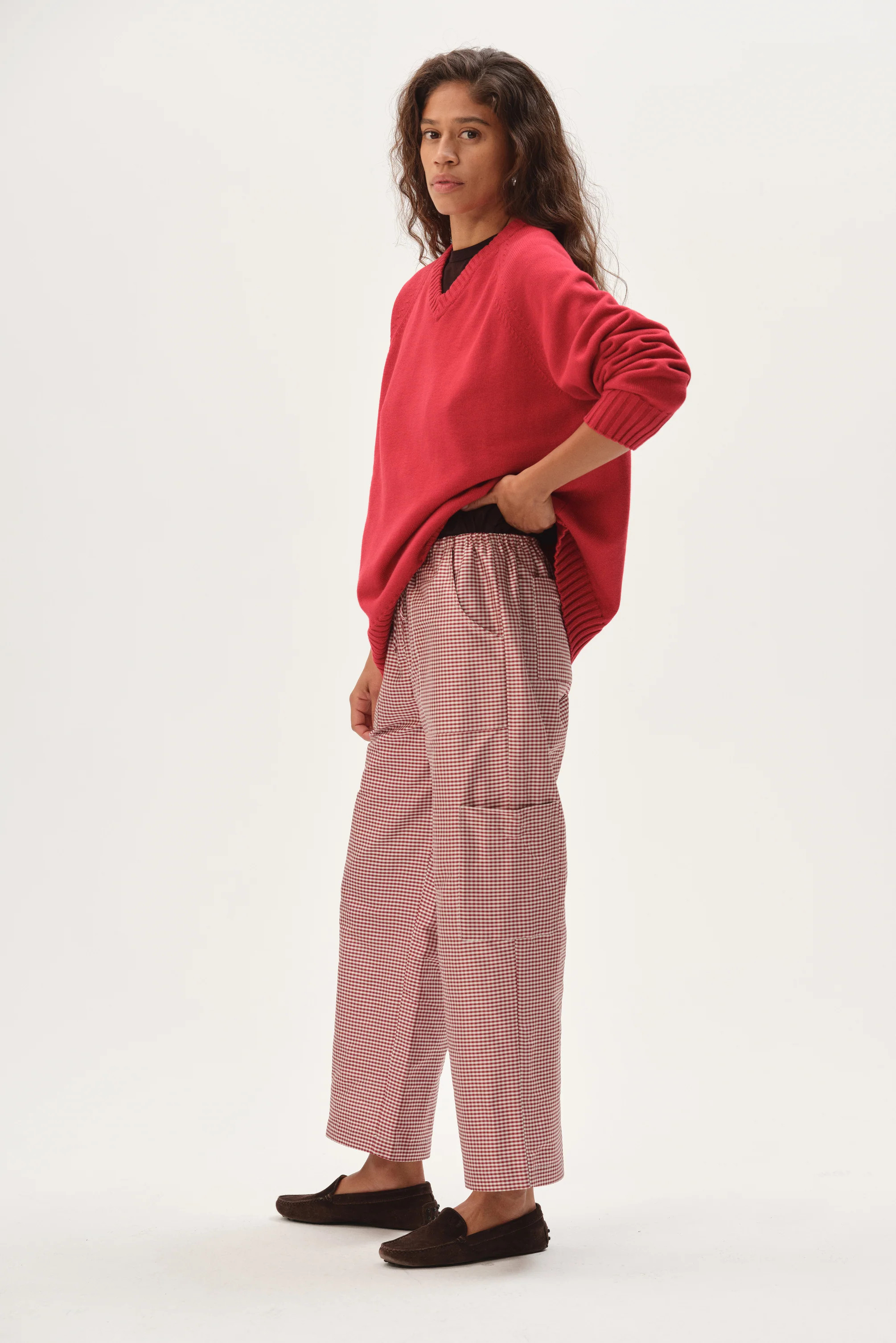 The Taffeta Drawstring Cargo Pant | DONNI.