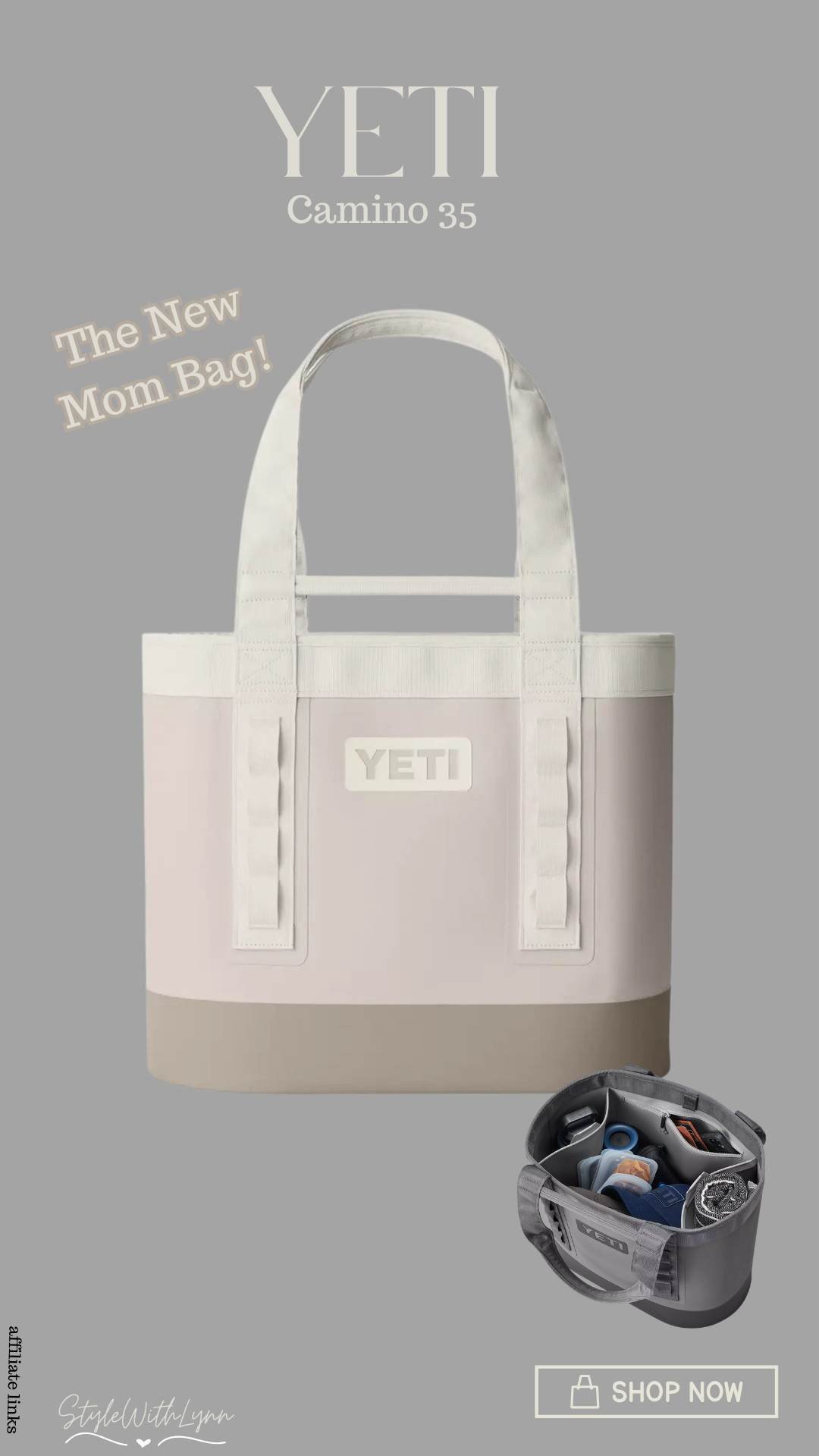 The YETI Camino 35 is officially the ultimate mom bag. From pool days and beach trips to Disney park essentials and everyday errands, this oversized tote does it ALL. Durable, easy to clean, and roomy enough for snacks, water bottles, sunscreen, towels, and all the mom-life necessities. 🙌

If you’ve been searching for the perfect aesthetic tote bag that’s both functional and stylish, this viral YETI bag is worth the hype. Neutral colors and endless storage = my new everyday favorite. 🤍

Perfect for:
✨ Disney park bag
✨ Beach day essentials
✨ Mom life organization
✨ Travel carry-all
✨ Pool bag must haves
✨ Everyday oversized tote 

 #YETIBag #YETICamino35 #MomBag #BeachBagEssentials #DisneyParkBag #TravelEssentials #PoolBag #AmazonFinds #MomLifeEssentials #AestheticMomStyle #OversizedTote #DisneyMom #EverydayTote #NeutralStyle #SummerEssentials #LTKmomlife #LTKTravel #LTKKids