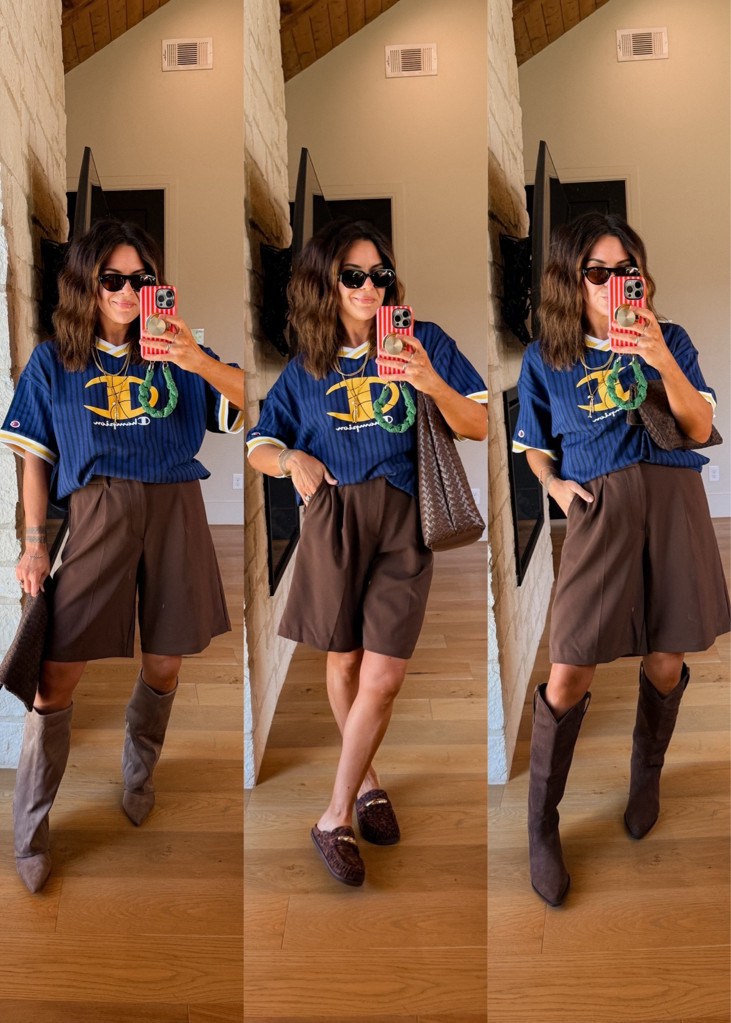 Cool little outfit formula. 
This top is already sold out. But I linked similar options…but any top will work, even a plain white tee works!
Shorts: medium 
All shoes are true to size

#LTKgrwm #LTKOver40 #LTKMidsize