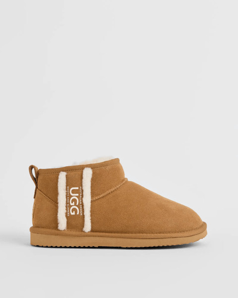 Australian Design Ugg Sheepskin and Leather Boot - Chestnut | Target AU